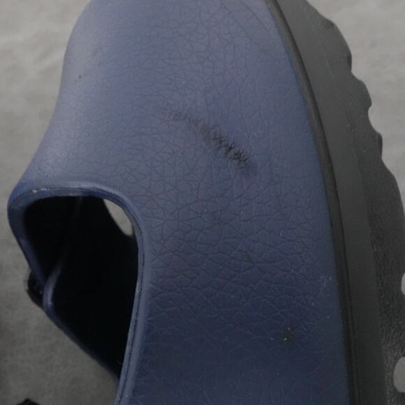 Gdefy Sandals Mens Size 13 Blue Black Double‎ Buckle Slip On Comfort Casual - Picture 8 of 8